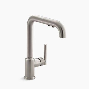 BRAND NEW - Kohler "Purist" Pull-out kitchen sink faucet w/3 function sprayhead.